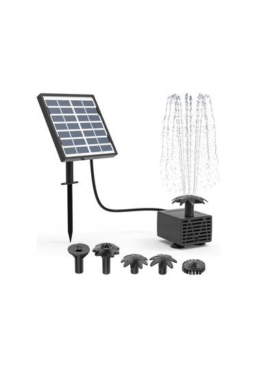 Xuweiwei 1.5w Toprak Fişli Güneş Su Pompası 1 Set Güneş Enerjili Su Pompası Kiti Mini Havuz Bahçe Çeşmesi