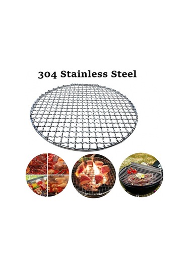 15 Cm Yuvarlak Paslanmaz Çelik Izgara Izgara Filesi Yapışmaz Izgara Fırın Kabı