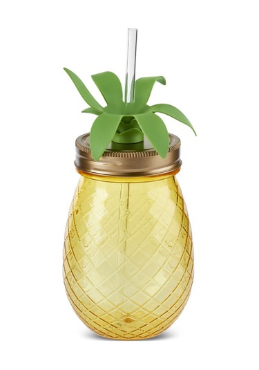 Karaca Ananas Transparent Pipetli Su Şişesi 550 Ml