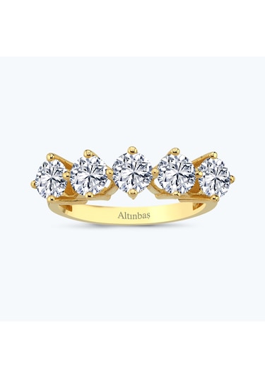 Altınbaş Altın Beştaş Yüzük Yzvr1251-24627 Çok Renkli