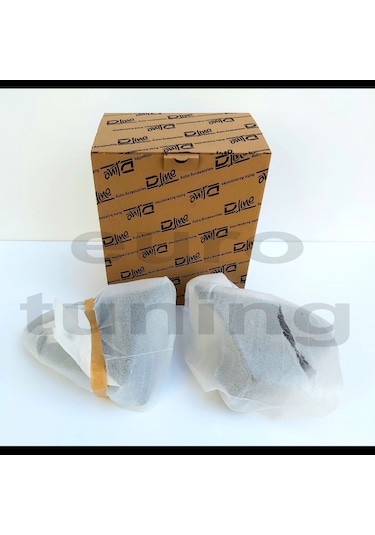 Renault Clıo 4 2012 - 2019 Yarasa Batman Ayna Kapağı Parlak  Siyah