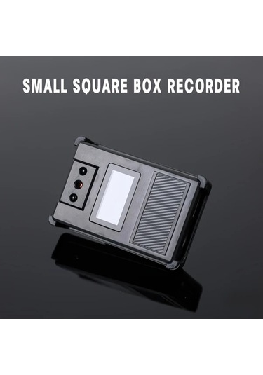 Dashanshop Siyah Mini Vücut Kamerası 180 Dönebilir Lens Gece Görüşü Full Hd 1080p Şarj Edilebilir Spor Kampüs İçin