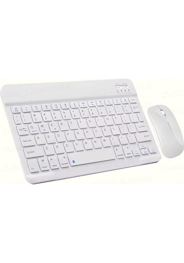 Schitec Kablosuz Klavye Ve Mouse Set Type-c Şarjlı Bluetooth 2.4g Bağlantlılı Beyaz Diğer