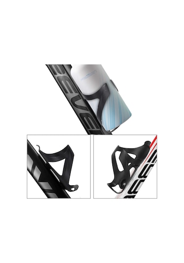 Bisiklet Su Şişesi Tutucu, 3k Karbon Fiber Bisiklet İçecek Su Şişesi Kafesleri Yol Dağ Bisikleti Bisiklet Aksesuarları Paket Acid Yeşili