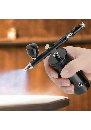 Sones Taşınabilir Şarj Edilebilir Mini Elektrikli Küçük Airbrush Hava Pompası Seti Boyama İçin Renkli Boyama Aracı