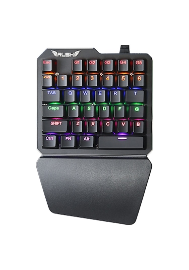 Rush SIEGE RK77 Blue Switch PUBG Oyuncu Gaming Mekanik Klavye Keypad