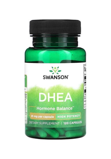 Swanson Dhea, High Potency, 25 Mg 120 Capsul