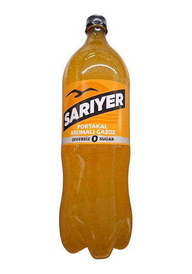 Sarıyer Portakal Aromalı Gazoz Şekersiz 1,5 Lt X 6 Adet