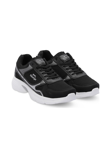 Slazenger MIRAGE I Büyük Beden Erkek  Siyah / Beyaz Koşu & Yürüyüş Spor Ayakkabısı