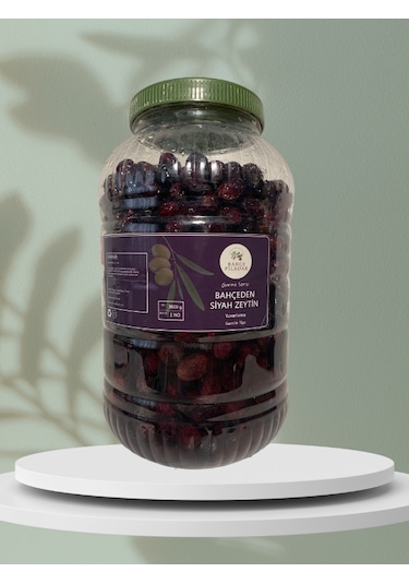 Gurme Serisi - Yuvarlama Siyah Zeytin 2 No 220-260 Dane 3000 Gr