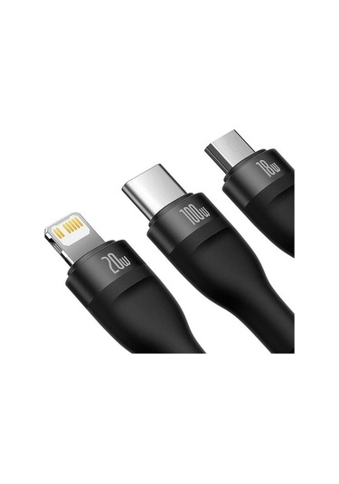 Novahub Flash Serisi Iı 100w Type-c Lightning Micro 3in1 Hızlı Şarj Cihazı