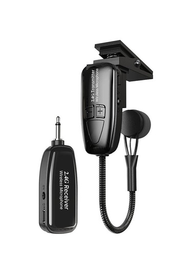 Maiyame Profesyonel 2.4g Kablosuz Saksofon Mikrofon Seti - Gürültü Azaltmalı, Şarj Edilebilir, 30m Menzil