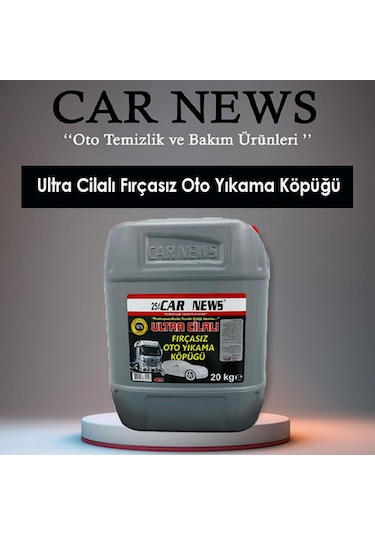Car News Ultra Cilalı Fırçasız Oto Yıkama Köpüğü 20 Kg