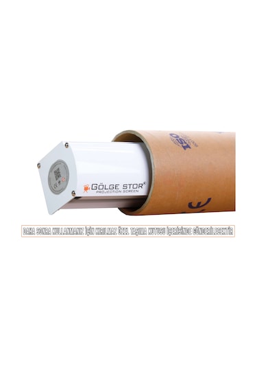 Gölge Stor En150cm Boy160cm Projeksiyon Perdesi Motorlu Hd 4k 8k
