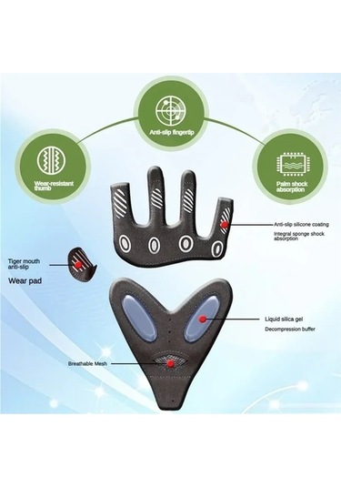 Pazly Kadın Spor Eldivenleri Fitness Doğa Sporları Kaymaz 1 Adet Antrenman 1 Adet