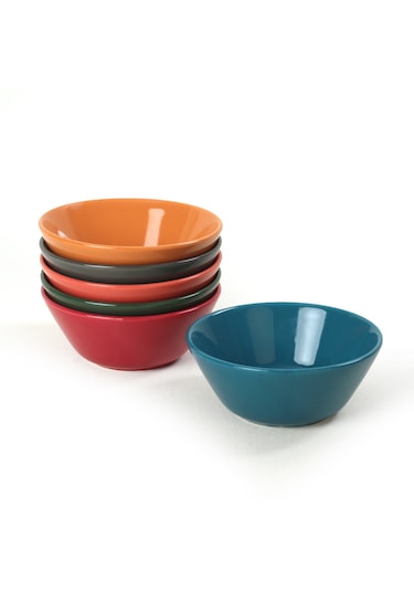 Keramika Rainbow Hitit Çorba Kasesi 14 Cm 6 Adet 113/617