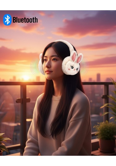 Peluş Kablosuz Bluetooth Kulaklık Çocuk Ve Genç Kullanıma Uygun - Lisinya