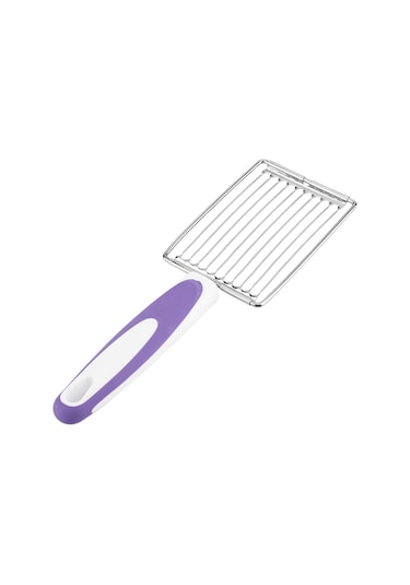 Kosona Güvenli Paslanmaz Çelik Bıçaklı Mutfak Aleti - Dengeli Dilimler İçin Jambon, Peynir, Konserve Kesici Mavi