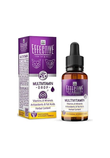 Effective Kedi Ve Köpek Takviye Ürünleri Multivitamin 50ml