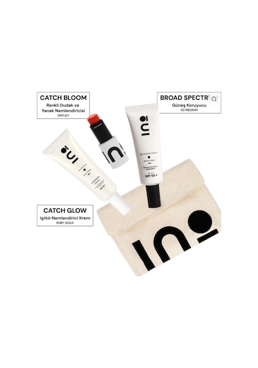 Pocket Lip Cheek Stick Daylily & Catch Glow Ruby Gold & Broad Spectrum Spf 50+ Sunscreen 02 Medium