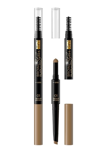 Brow Styler 3 In1 Multıfunctıon 02 Koyu Kahverengi Kaş Kalemi Diğer