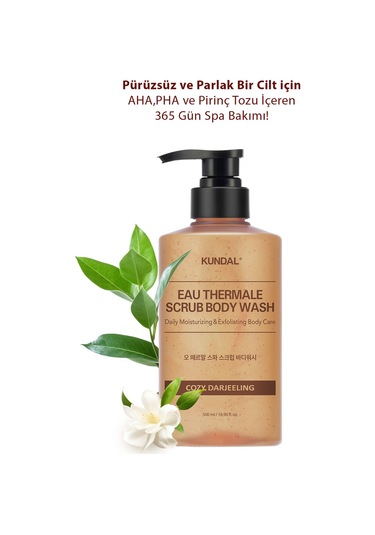 Kundal Cozy Darjeeling Nemlendirici ve Arındırıcı Tanecikli Vücut Yıkama Jeli 500 ML
