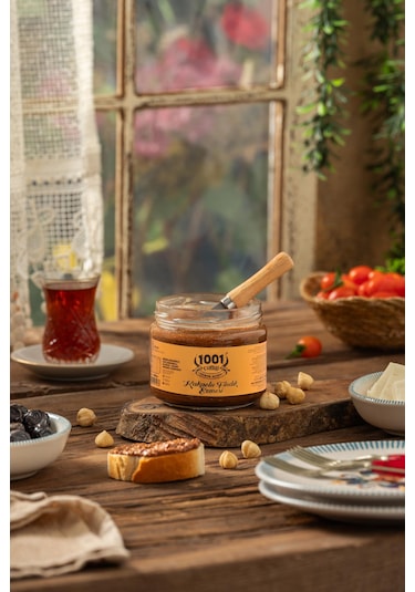 1001 Çiftliği Kakaolu Fındık Ezmesi 280g Katkısız