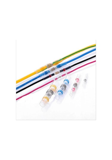 Asafe Isı Büzüşmeli, Kendinden Lehimli, Izole Konnektör 1Mm