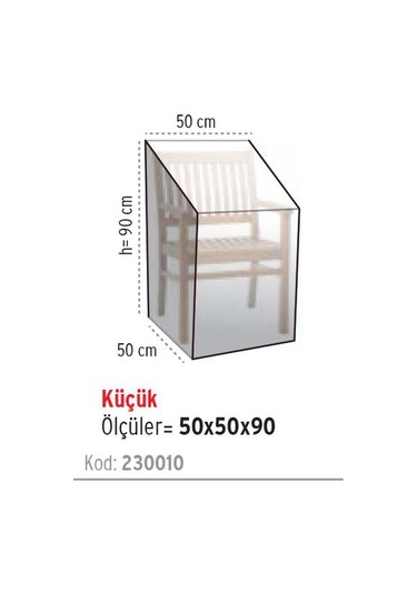 Homaks Sandalye Koruma Örtüsü 50X50