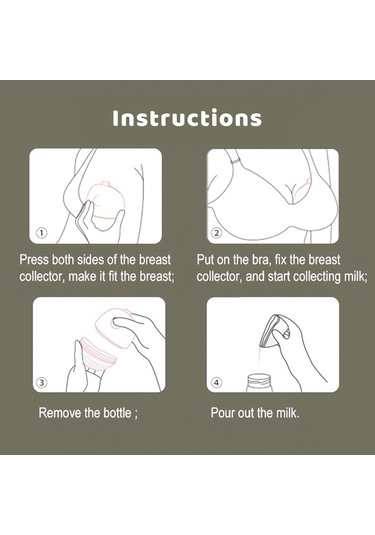 Didadodo Xindoker Horigen Emzirme Süt Toplayıcı - 60ml Silikon Göğüs Kabı Ve Sızıntı Önleyici Pedler Yenilenmiş Model