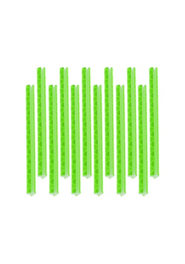 Soulader Bisiklet Tekerlek Tüpü İçin Yansıtıcı Klipsli Dağı Konuşmalı Bisiklet Aksesuarı Yeşil