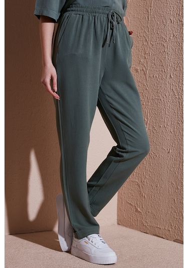 Fashion Friends Bayan Pantolon 25y0550k1 Haki Haki