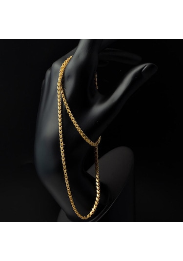 50 Cm. Maraş Pullu Altın Zincir