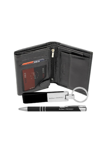 Isme Özel Westpolo Hakiki Deri Erkek Cüzdan