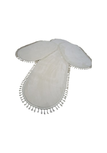 Altun Carpet Kırem Post Pelüş Kaymaz Ponpon Saçaklı Yatak Odası Ö