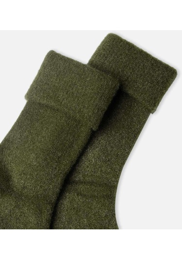 Aytuğ Kadın Surya Kışlık Tekli Haki Soket Çorap - A-48004-h Haki