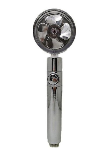Gümüş Turboşarjlı Duş Başlığı Filtresi Yağış Duş Başlığı Su Tasarrufu Yüksek Basınçlı Duş Başlığı Banyo Yüksek Basınçlı Duş Başlığı Gümüş