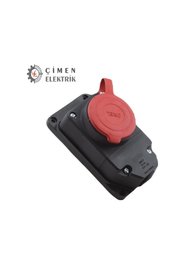 Orel 3x25 Kauçuk Duvar Priz 380v 0