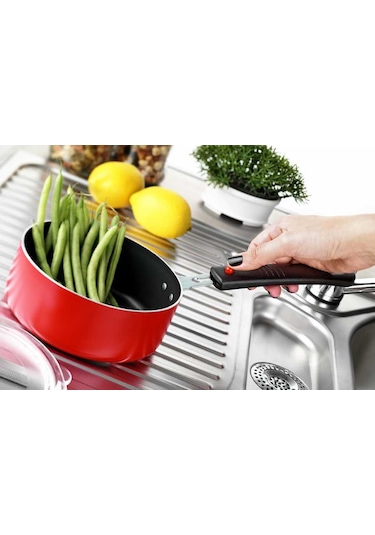 Papilla Redio 7Li 12-14-16 Cm Tava Seti. Kırmızı