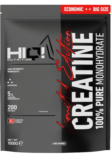 Hıq Creatine Monohydrate 1000g Unflavored - Limited Edition
