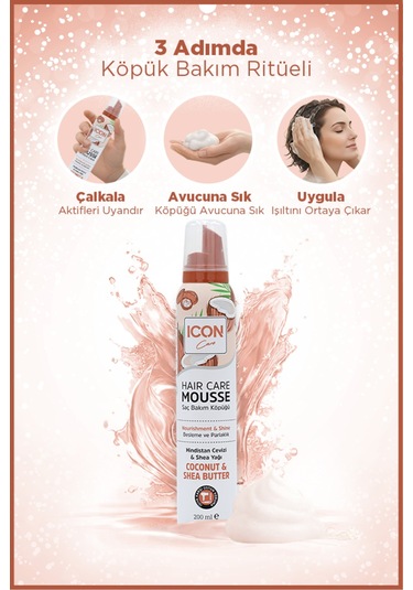 Saç Bakım Köpüğü 2'li Set Coconut & Mılk Protein