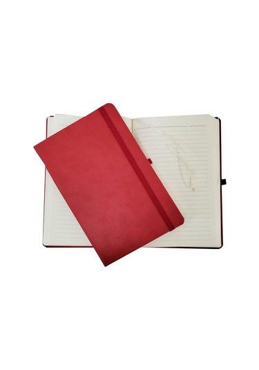 Kırmızı Renk Termo Deri Defter