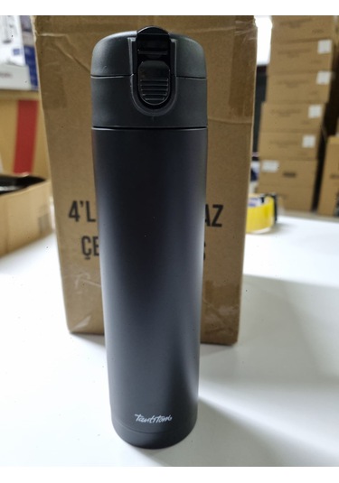 Tantitoni Paslanmaz Çelik Termos 450ml Siyah