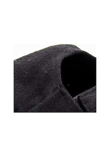 Kışlık Yeni Stil Yün Takke Retro Hip-Hop Docker Şapka-Standart-Siyah