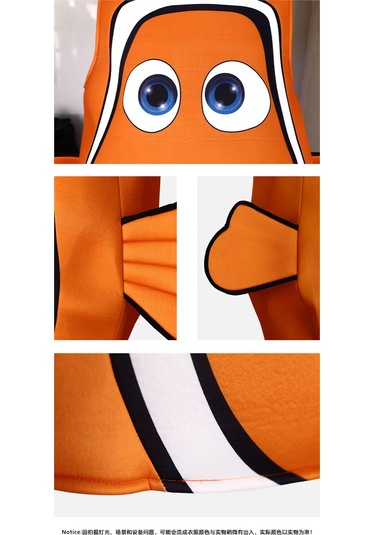 Lıcorıce Yetişkin Finding Nemo Palyaço Balık Cosplay Kostüm