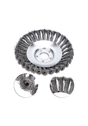 Springsun 6 İnç Ot Çekme Tekerleği Çim Biçme Makinesi Çim Temizleme Aksesuarı Paslanmaz