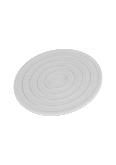 Mutfak Bardak Altlıkları Gıda Sınıfı Silikon Isıya Dayanıklı Kalınlaştırılmış Tasarım Yuvarlak Masa Örtüsü Restoran İçin Gri