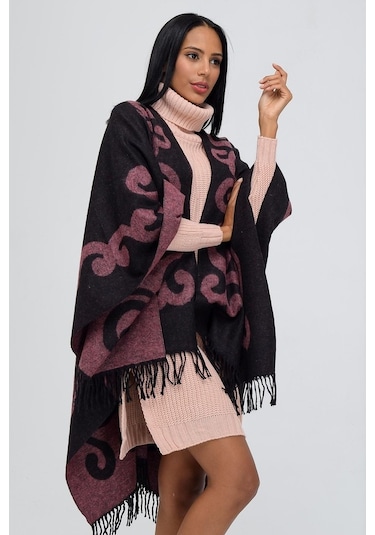 Forum Fashion P001 Salma Desenli Jakarlı Panço