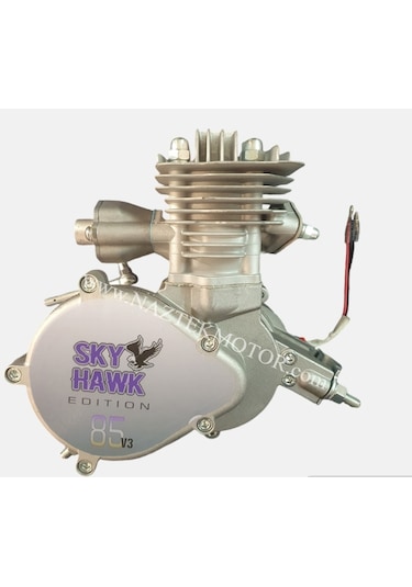 Skyhawk 85cc 2 Zamanlı Benzinli Bisiklet Motor Kiti Çok Renkli