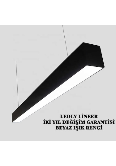 Lineer Sarkıt 100 Cm 36w Beyaz Isık Sıva Ustu Ve Sarkıt